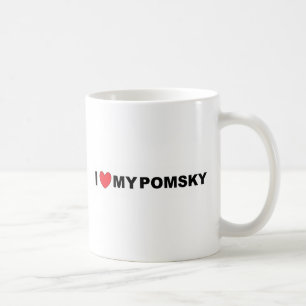 pomsky Liebe Kaffeetasse