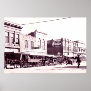 Ponca City Oklahoma etwa 1930 Poster