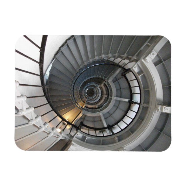 Ponce de Leon Inlet Lichttreppe von unten Magnet (Horizontal)