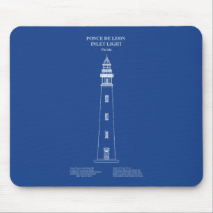 Ponce de Leon Inlet Lighthouse - Florida - AD Mousepad