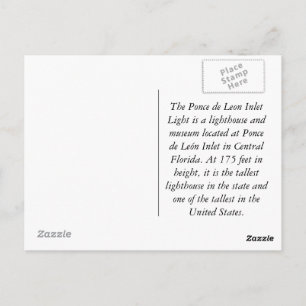 Ponce de Leon Inlet Lighthouse Postkarte