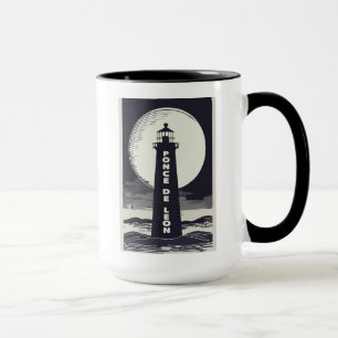 Ponce De Leon Lighthouse Moon Tasse