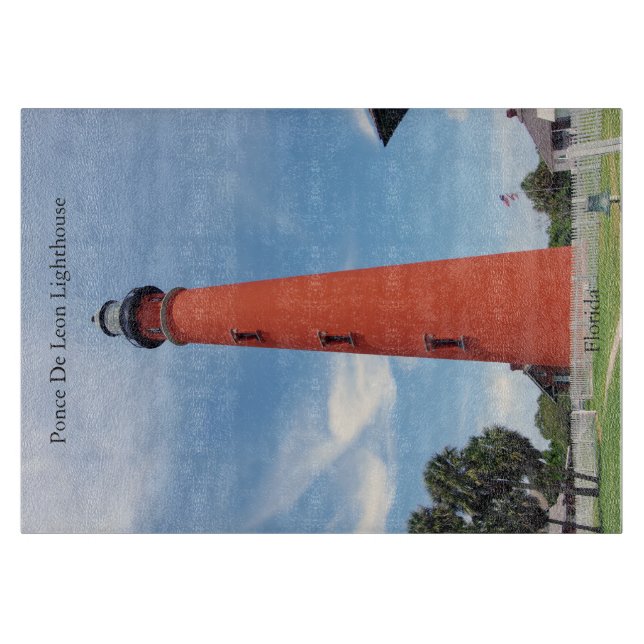 Ponce De Leon Lighthouse Schneidbrett Schneidebrett (Vorderseite)