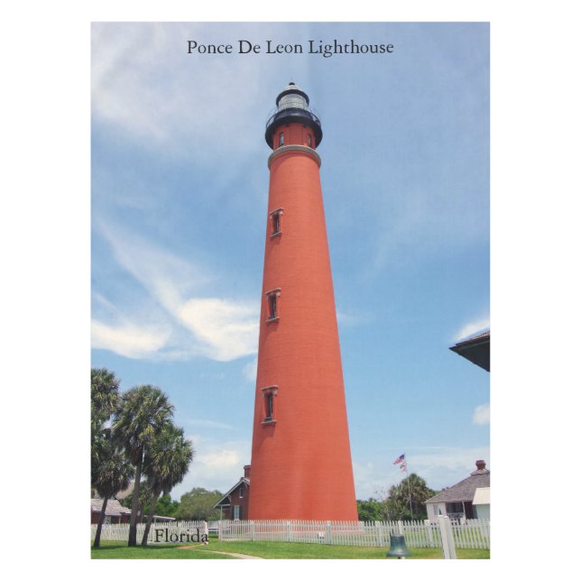 Ponce De Leon Lighthouse Tischdecke (Vorderseite)