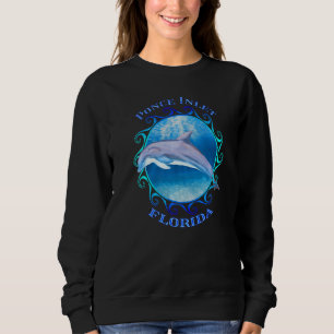 Ponce Inlet Florida Vacation Souvenir Dolphin Sweatshirt