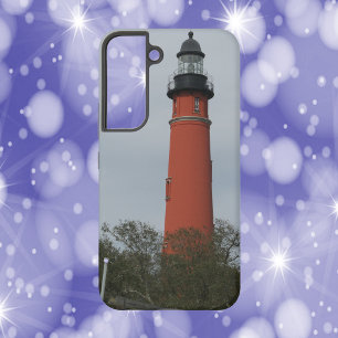 Ponce Inlet Leuchtturm über den Bäumen Fotografie Samsung Galaxy Hülle