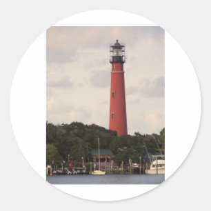 Ponce Inlet Lighthouse Runder Aufkleber