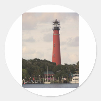 Ponce Inlet Lighthouse Runder Aufkleber