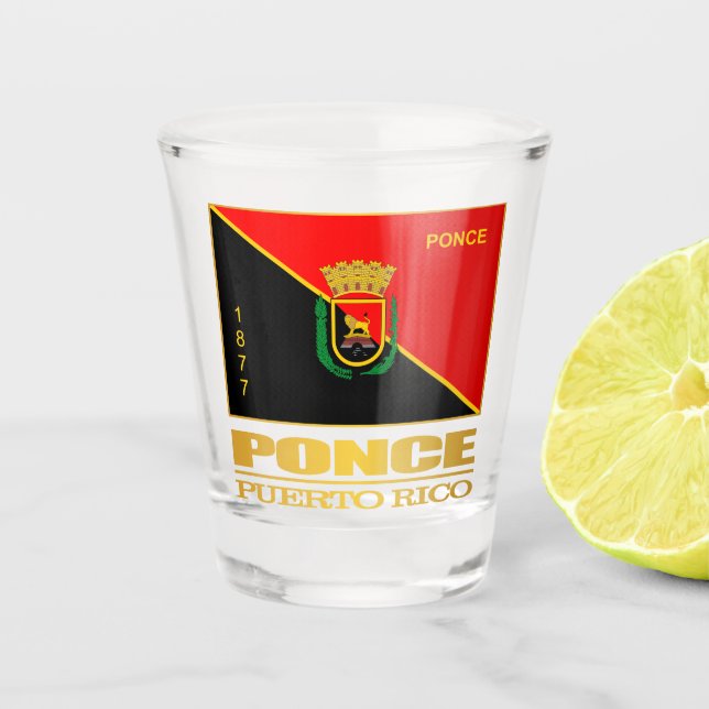 Ponce Schnapsglas (Vorderseite)