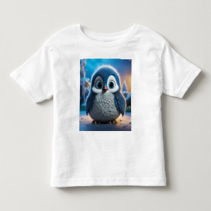 Poncho - Ein glatter Pinguin Kleinkind T-shirt