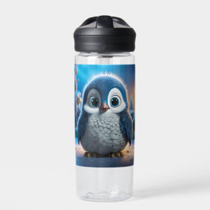 Poncho - Ein glatter Pinguin Trinkflasche