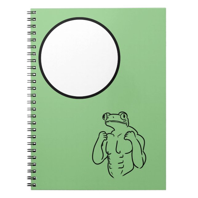 Pond Pals - Frosch-Notebook Notizblock (Vorderseite)