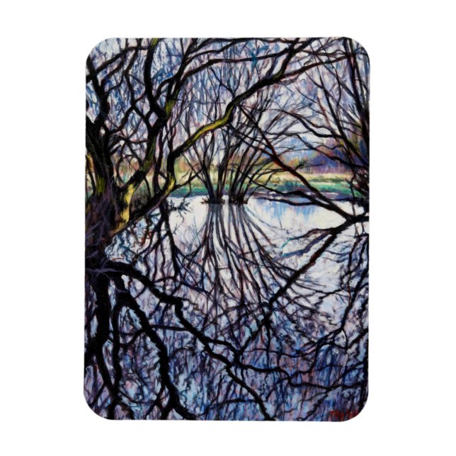 Pond Reflections 2009 Magnet (Vertikal)