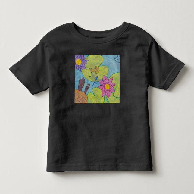 Pond Scene (vivid) - T-shirt Toddler (Devant)