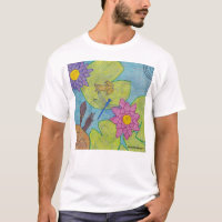 Pond Scene (weiß) - T - Shirt für Männer