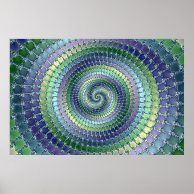Pondering - Fractal Poster (Vorne)