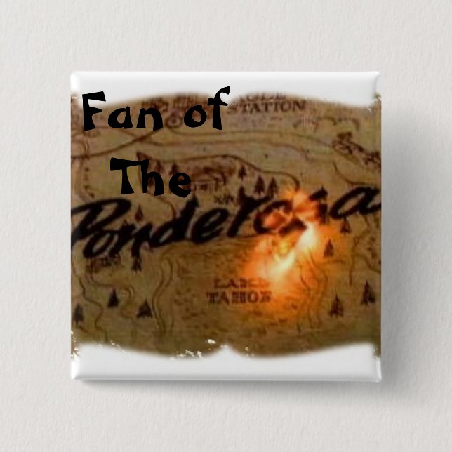 ponderosa Karte Burning, Fan von                  Button (Vorderseite)