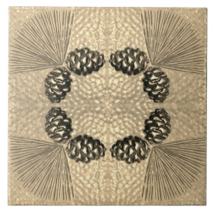Ponderosa Pinecone Fliese