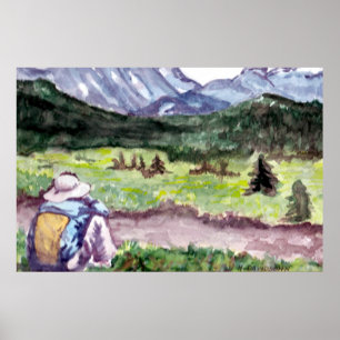 PONDEROSA SPIELT VON HARRIET DAVIDSOHN - KÜNSTLER POSTER