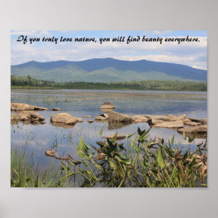 Pondichéry Mountain View Poster inspirant