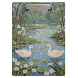 Pondseitige Ruhe Klemmbrett