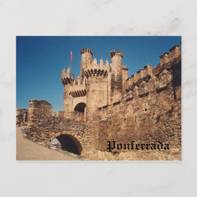 Ponferrada Postkarte (Vorderseite)