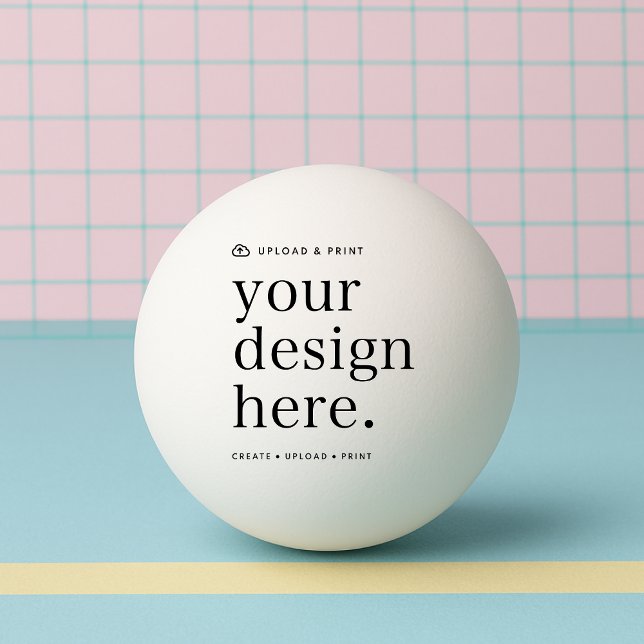 Pong Ball Ihr Design Upload Tischtennisball (Your own ball creation, simply upload your photo or design artwork from Photoshop, Canva & more!)
