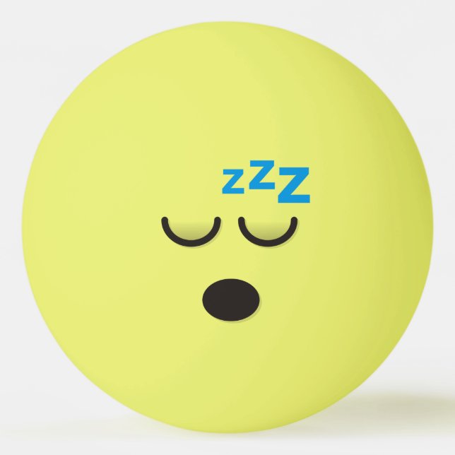 Pong-Ball im Schlaf Tischtennisball (Vorderseite)