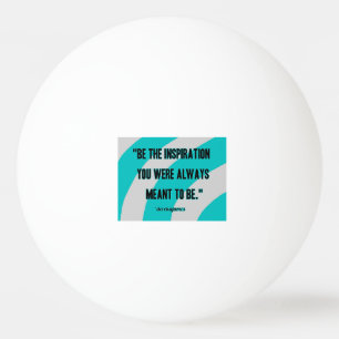 Pong-Ball mit Inspiration Tischtennisball