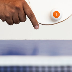 Pong Balle de ping Monogramme Personnalisée
