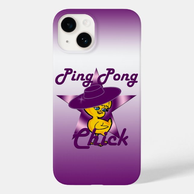 Pong Chick #9 Case-Mate iPhone Hülle (Rückseite)