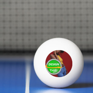 Pong COOL ! Balle de ping 3 étoiles - Blanc - Personnal
