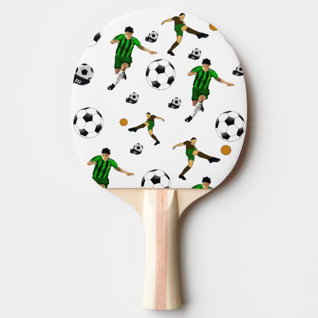 Pong Paddle Fußball Sport Tischtennis Schläger (Vorderseite)