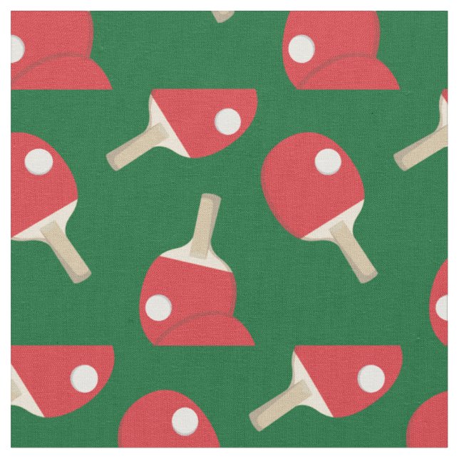 Pong Paddles Balls Games Stoff (Nahaufnahme)