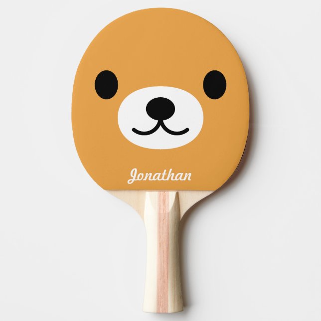 Pong Ping der Kinder niedliches der Bärpaddel Tischtennis Schläger (Vorderseite)
