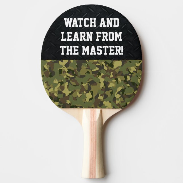 Pong Pong Ping Pong Paddle Paddel Tischtennis Schläger (Vorderseite)