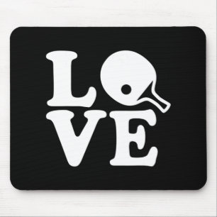 Pong Tischtennis Liebe Mousepad