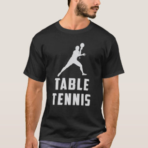 Pong Tischtennis Paddle Paddle Spieler Funny Gift T-Shirt