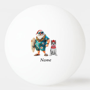 Pong Weihnachten Weihnachtsmann Tischtennisball