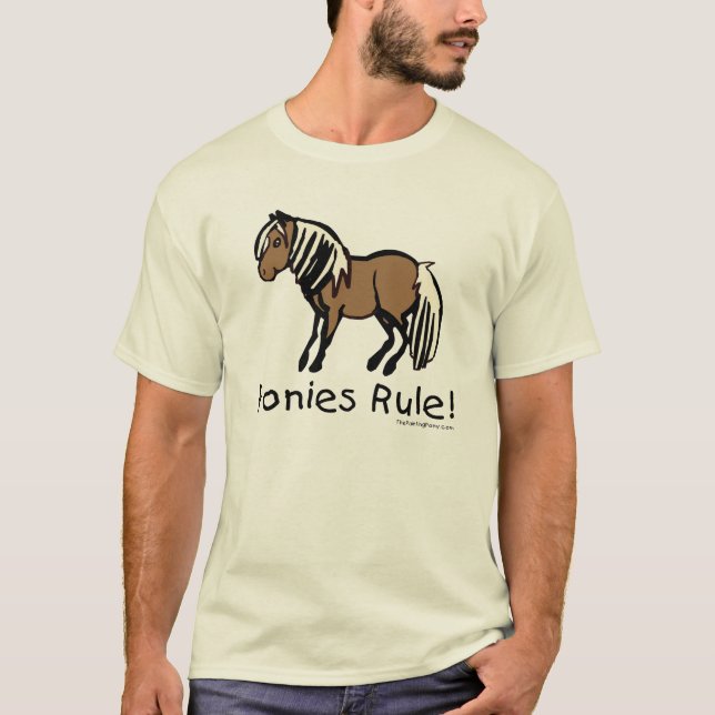 Ponies Rule! T-Shirt (Vorderseite)
