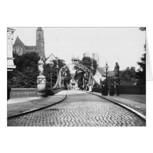 Pont à la Cathédrale, Breslau Pologne, vers 1910