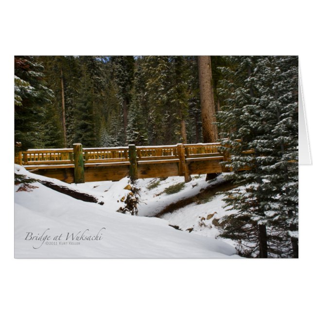 Pont à Wuksachi (Devant Horizontal)