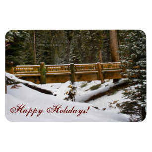 Pont à Wuksachi Happy Holidays Flexi Magnet