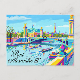 Pont Alexandre III Frankreich Postkarte
