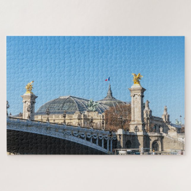 Pont Alexandre III und Grand Palais an einem sonni (Horizontal)