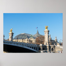 Pont Alexandre III und Grand Palais an einem sonni