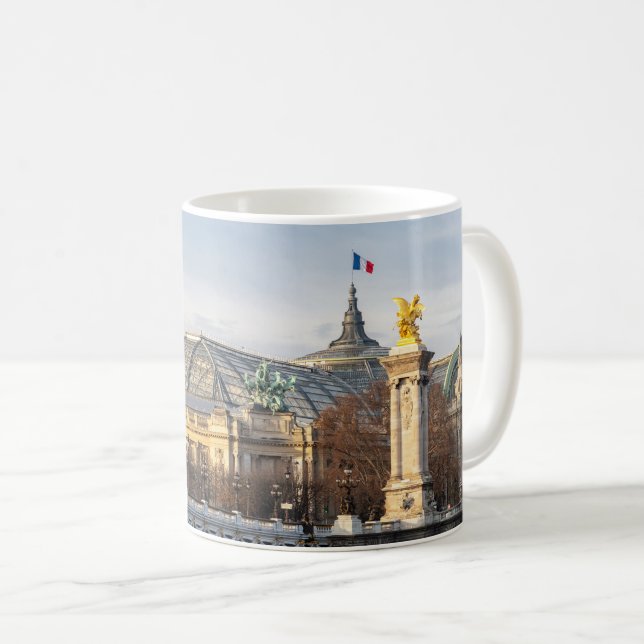 Pont Alexandre III und Grand Palais zur goldenen S Kaffeetasse (VorderseiteRechts)