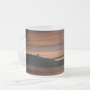 Pont au coucher du soleil 2 Mug à café à deux tons