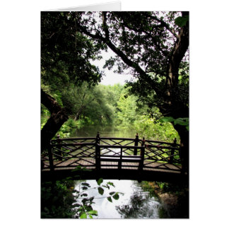 Pont au-dessus de l'eau paisible