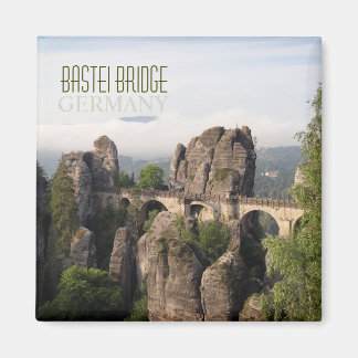 Pont Bastei en Saxe Suisse aimant texte